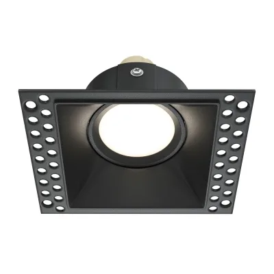 Светильник встраиваемый GU10 черный 50 Вт IP20 Maytoni Dot (DL042-01-SQ-B)