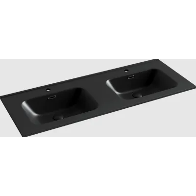 Накладной прямоугольный умывальник Ceramicanova Element черный матовый, 1210x465x180 мм CN7004MB