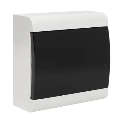 Щит распределительный навесной EKF PROxima ЩРН-П-8 пластиковый IP41 202,5х195,5х98,5 мм 8 модулей прозрачная дверь серый (sb-n-8)