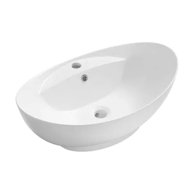 Накладная раковина Lavinia Boho Bathroom Sink 59х39 см, с отверстием под смеситель, 33311100
