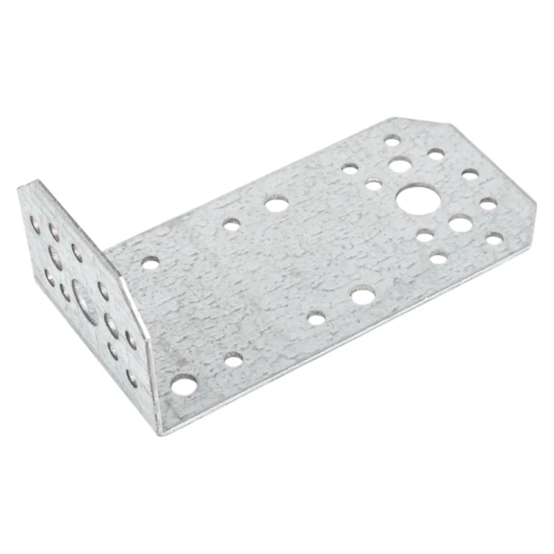 Уголок крепежный STARFIX асимметричный, 65x130x50 мм, KUAS белый цинк SMP-43143-1