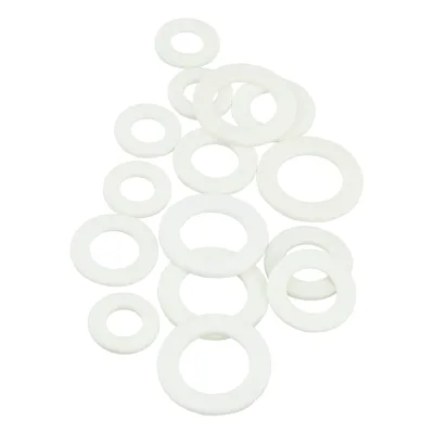 Набор сантехнических прокладок для воды MPF 1/2", 3/4", 1" (резина, набор 15 шт.) ИС.131222