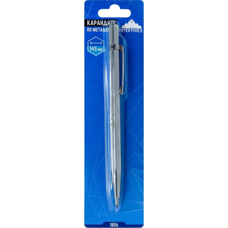 Карандаш по металлу vertextools 145мм 1806