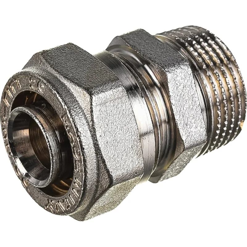 Обжимная муфта - Н 20х3/4 никелированная Uni-Fitt 662N7300