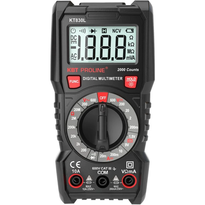 Цифровой мультиметр КВТ KT 830L PROLINE 79127