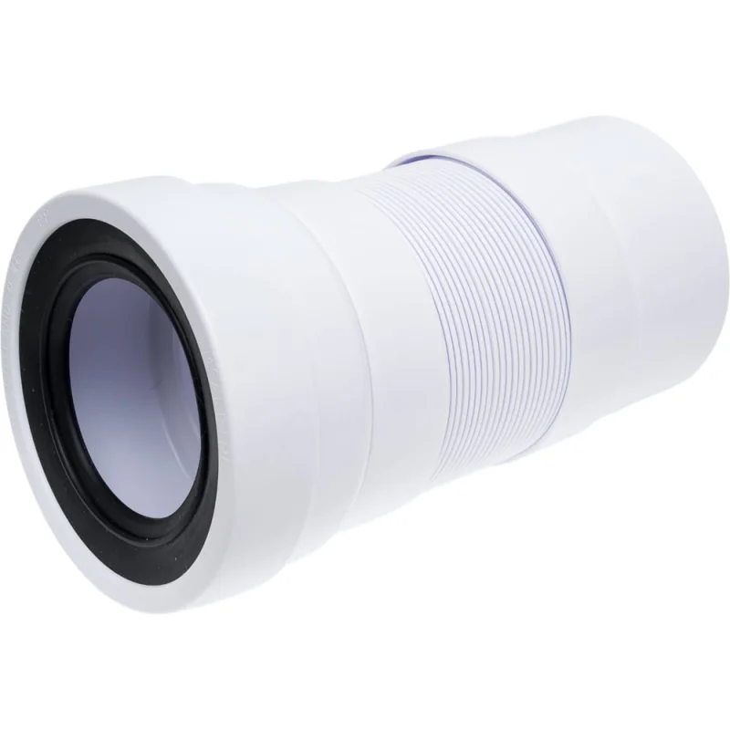 Фановая труба McAlpine раздвижная, L230-440 мм, гофрированная MRWC-F23P