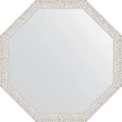 Зеркало в багетной раме EVOFORM чеканка белая 46 мм, 63x63 см BY 3956
