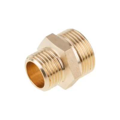 Латунный ниппель AV Engineering наружная-наружная 3/4x1/2 AVE309002