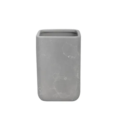 Стакан для ванной Zenfort Smoky настольный керамика серый (106682)