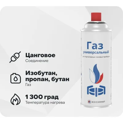 Газ универсальный для портативных газовых приборов MARCON GAZ.UN