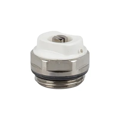 Воздухоотводчик правый SR Rubinetterie 0001-1 1/2 НР(ш) для радиатора ручной (0001-1500N000)