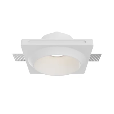 Светильник встраиваемый GU10 белый 10 Вт IP20 Technical Gyps Modern (DL124-GU10-01-TRS-W)