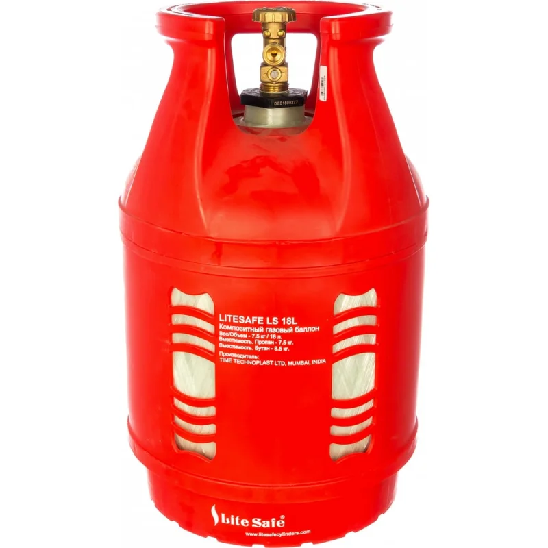 Полимерно -композитный баллон для сжиженного газа LITESAFE 18л/7,5 кг LS 18L