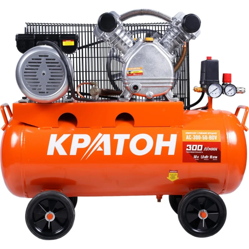 Масляный компрессор с ременным приводом Кратон AC-300-50-BDV 3 01 01 038