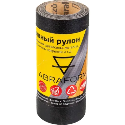 Рулон абразивный БУМ (115x2500 мм; P220) ABRAFORM afr115-2500-220