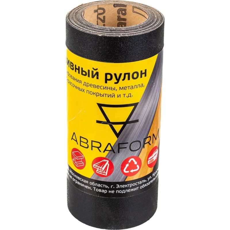 Рулон абразивный БУМ (115x2500 мм; P220) ABRAFORM afr115-2500-220