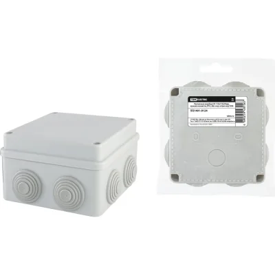 Коробка распределительная TDM ELECTRIC 110х110х70мм, крышка на винтах, IP55, 8 входов SQ1401-0124