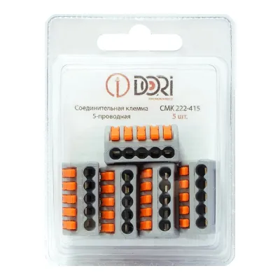 Соединительная 5-проводная клемма DORI СМК 222-415 (5 шт.) 46240