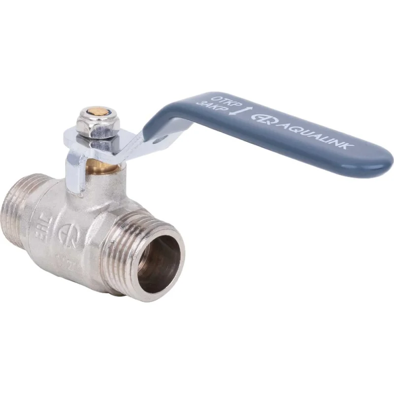 Шаровой кран AQUALINK нар-нар 1 ручка 2429