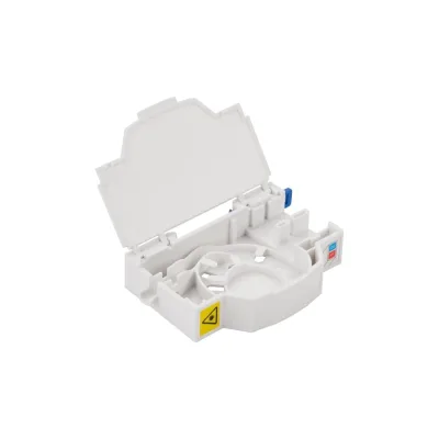 Бокс на DIN-рейку LANMASTER на 2 адаптера SC, белый LAN-DRF-2SC/BX-WH