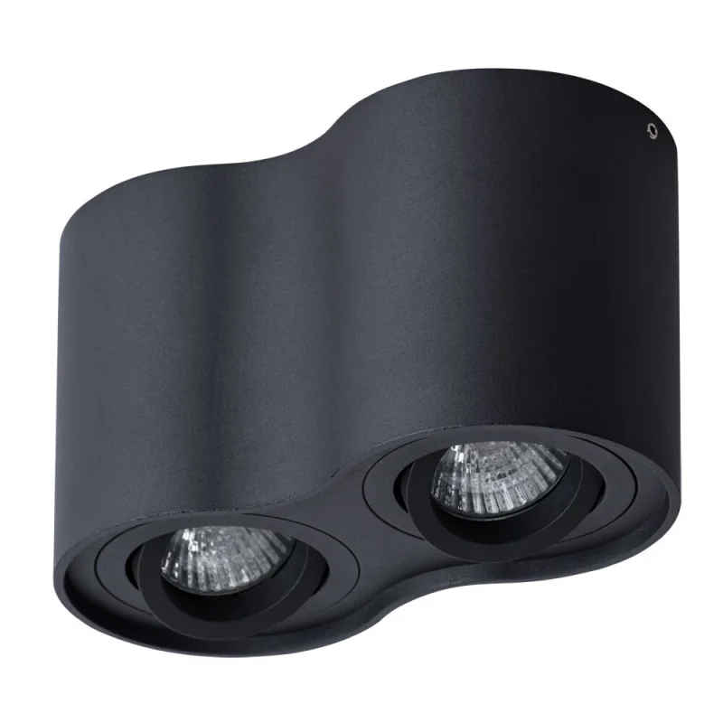 Π‘Π²Π΅ΡΠΈΠ»ΡΠ½ΠΈΠΊ ΠΏΠΎΡΠΎΠ»ΠΎΡΠ½ΡΠΉ Arte Lamp Falcon GU10 100 ΠΡ 2 ΠΊΠ².ΠΌ ΡΠ΅ΡΠ½ΡΠΉ IP20 (A5645PL-2BK)