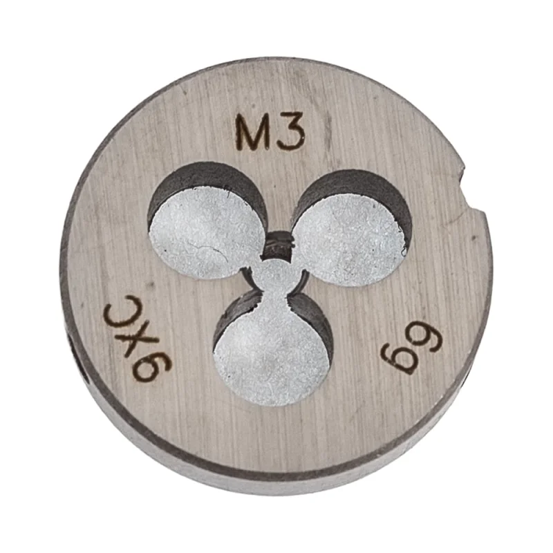 Плашка WOLFSTAR метрическая М3,0х0,5 9ХС Гост 9740 dr03050