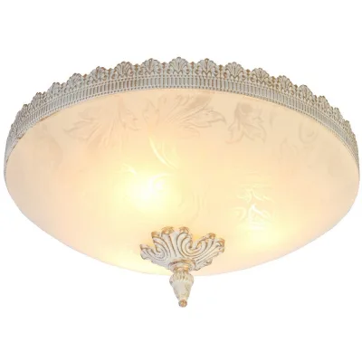 Светильник Arte Lamp Crown E27 180 Вт 12 кв.м бело-золотой IP20 (A4541PL-3WG)