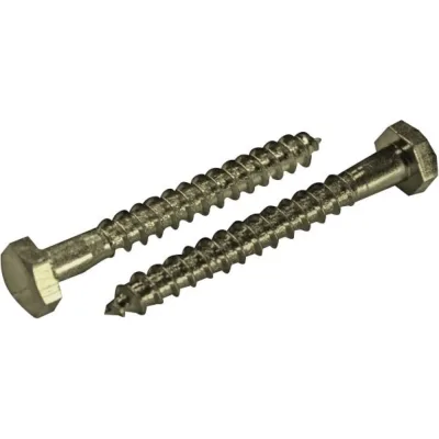 Сантехнический шуруп ЦКИ Глобал DIN571, 12x80, Ц, SW19, 50 шт. 3382