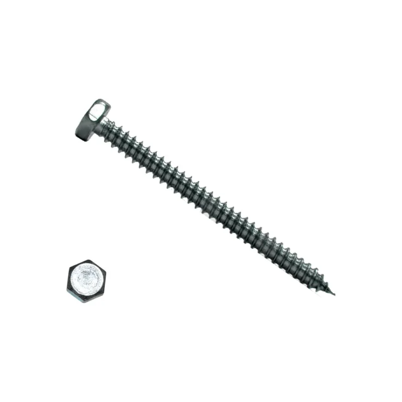 Шуруп с шестигранной головкой КРЕП-КОМП DIN 7976, 5,5x50 25 шт. шш5550мф