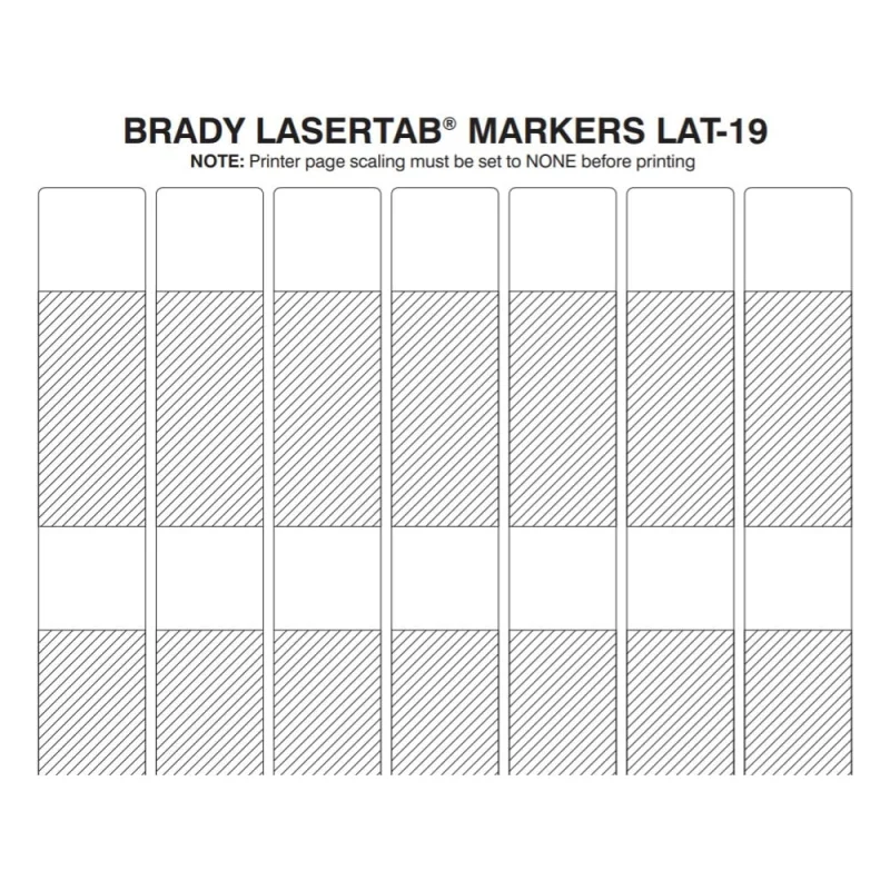 Этикетки для лазерного принтера LAT-19-361-1 BRADY brd29744