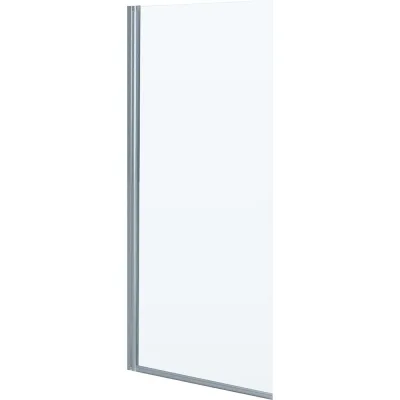 Шторка на ванну распашная 80х150х0,5 см профиль хром BelBagno Uno (UNO-V-1-80/150-C-Cr)