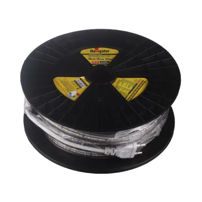 Лента светодиодная Navigator 6000К 4,8 Вт/м 220 В IP67 SMD 3528 20 м (14511)