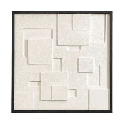 Декоративное панно Bergenson Bjorn с эффектом 3D Minimalism, 60x60 см, черный BB0000588