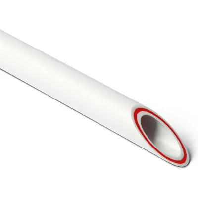 Армированная стекловолокном труба PRO AQUA PP-R RUBIS SDR 7.4 Белая d-20 мм 2 м PA35208P