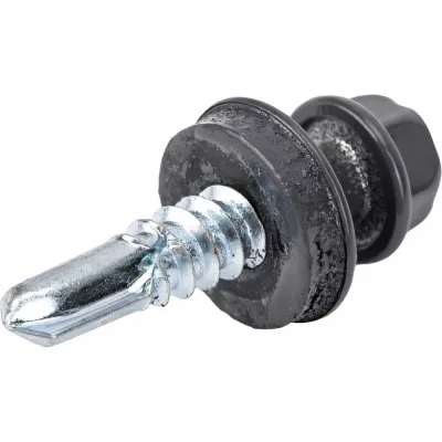 Кровельный саморез Daxmer 5,5х25 RAL 7024, сверло №3, 250 шт. 00000304309