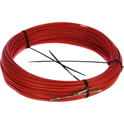 Протяжка кабельная REXANT 3,5 мм 70 м красная 47-1070