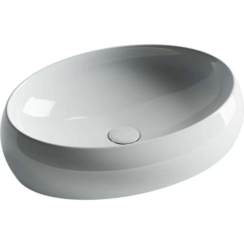 Умывальник-чаша накладная Ceramicanova Element овальная, 560х390х150 мм CN5033