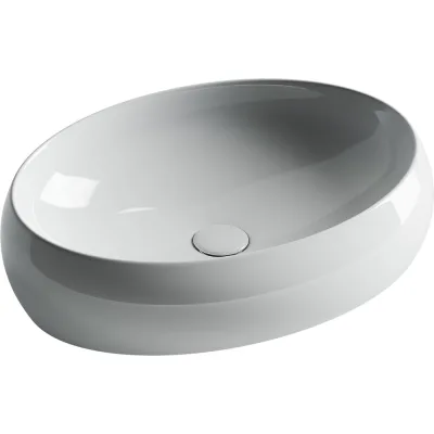 Умывальник-чаша накладная Ceramicanova Element овальная, 560х390х150 мм CN5033