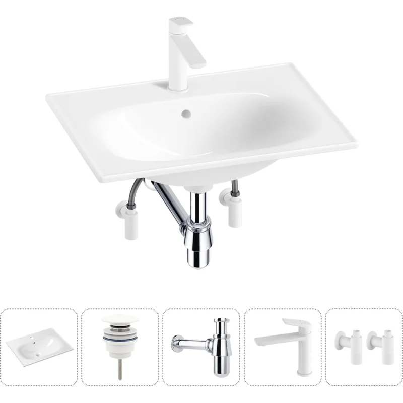 Врезная раковина для ванной Lavinia Boho комнаты Bathroom Sink в наборе 5 в 1 20217638R