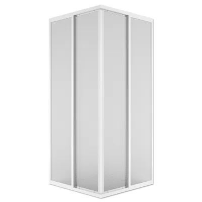 Душевой уголок Plastic Line City Comfort белый 90х90х177 см квадрат полистирол 2 мм (ДУS_016726)