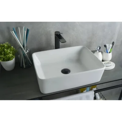 Раковина накладная Gid N9103 белая 48x37x13 51120
