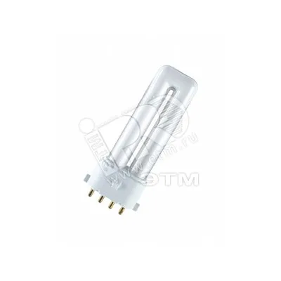 Лампа энергосберегающая КЛЛ 11Вт Dulux S/Е 11/840 4p 2G7 Osram