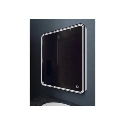 Зеркало шкаф MIXLINE "Адриана" 700x800 ШВ, 2 створки, правый, светодиодная подсветка 547055
