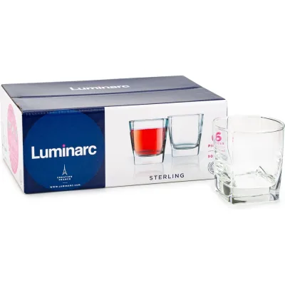 Набор стаканов LUMINARC СТЕРЛИНГ 6 шт., 300 мл, низкие H7669