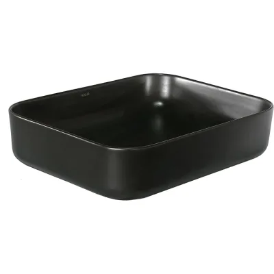 Раковина накладная HOLLER K-M6509B (500*400*130мм), черный матовый 322549