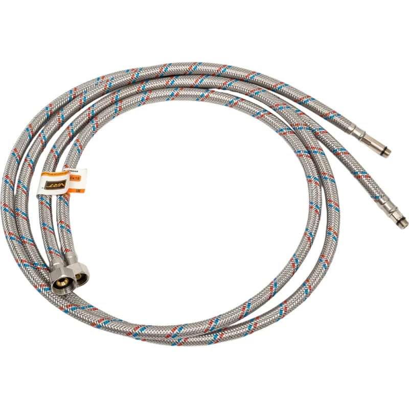 Подводка к смесителю (пара; 1.5 м; 1/2F-M10) VRT 521799
