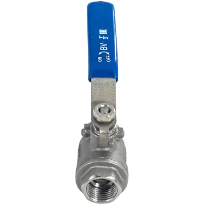 Кран шаровый NEWKEY муфтовый двусоставной нержавеющий (2PC), AISI316 DN15 (1/2), (CF8M), PN64 NK-BML15/6