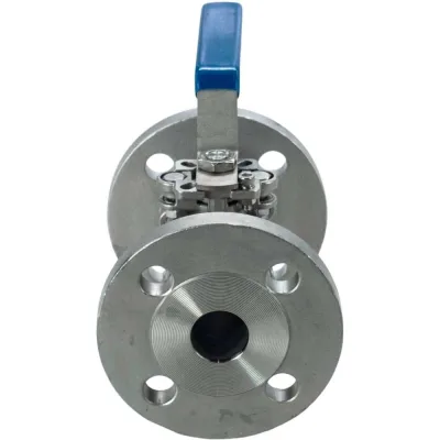Кран шаровый фланцевый под привод нержавеющий (2PC) NEWKEY AISI316 DN32 (1_1/4), (CF8M), PN40 NK-BFtph(2PC)32/6