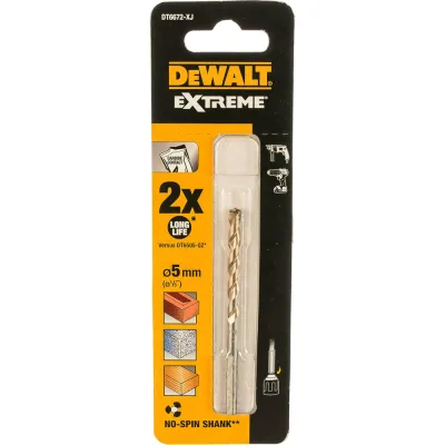 Сверло по бетону/камню EXTREME, 5x85 мм DEWALT DT6672