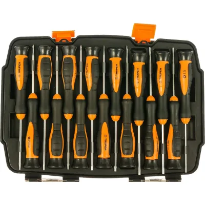 Набор прецизионных отверток TRUPER 15 шт JOY-15L 14157